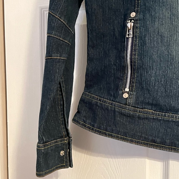 Erica Brooke Collection Jean Jacket Size Large - Picture 8 of 12